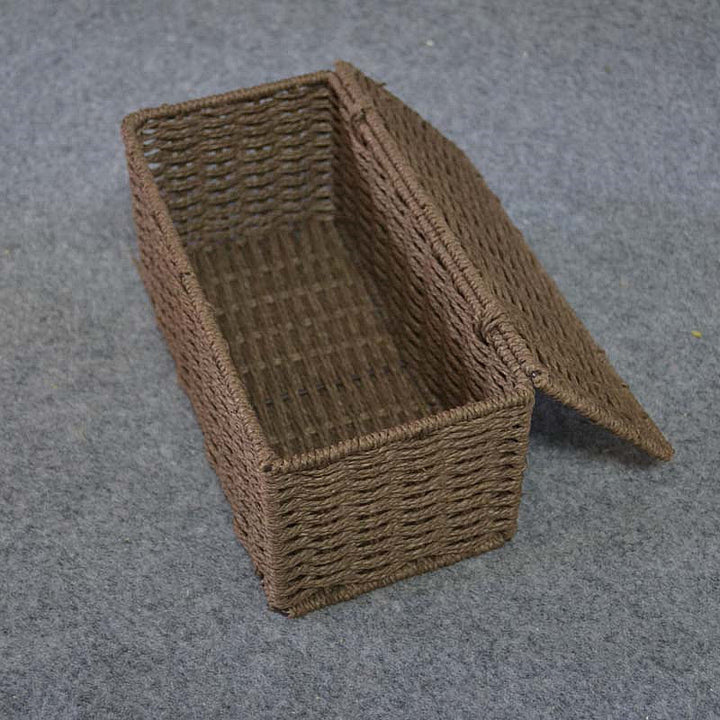 Transform Your Space with the Stylish Straw Storage Box