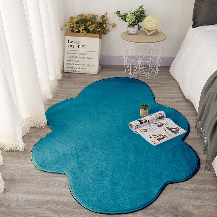 Transform Your Space with the Cute White Cloud Floor Carpet