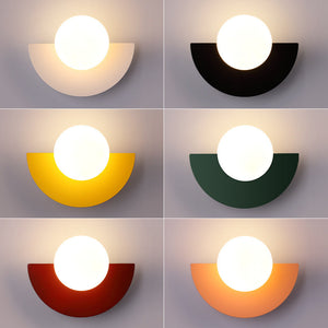 Illuminate Your Space with the Simple Living Room Background Wall Colorful Wall Lamp
