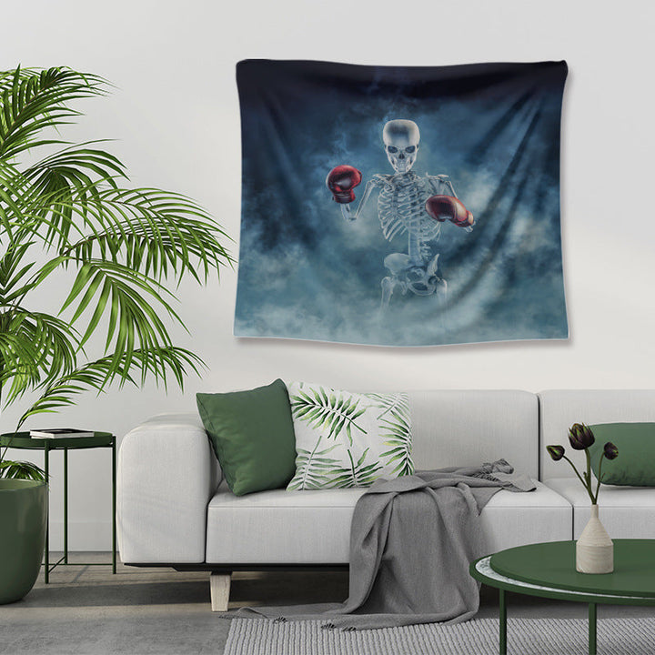 Transform Your Space with the Skull Home Decor Tapestry