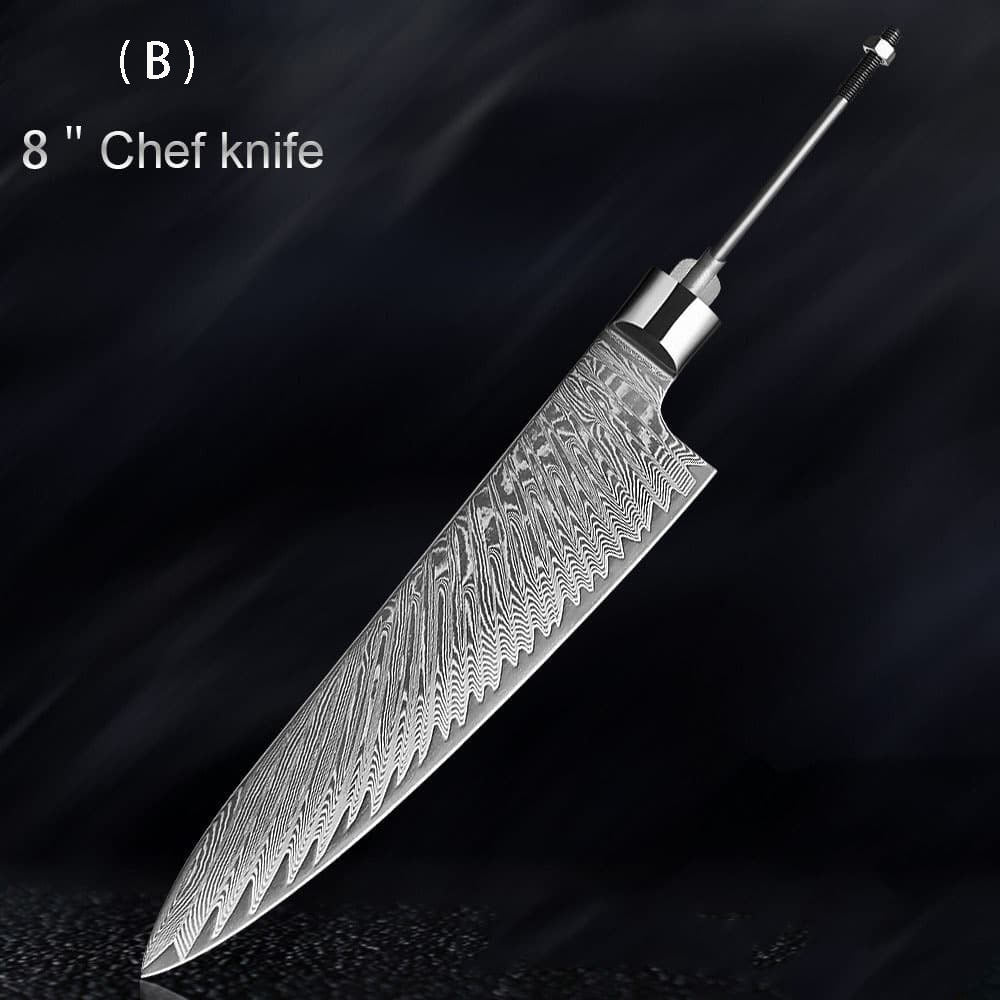 Damascus Knife Embryo High Hardness Kitchen Knives