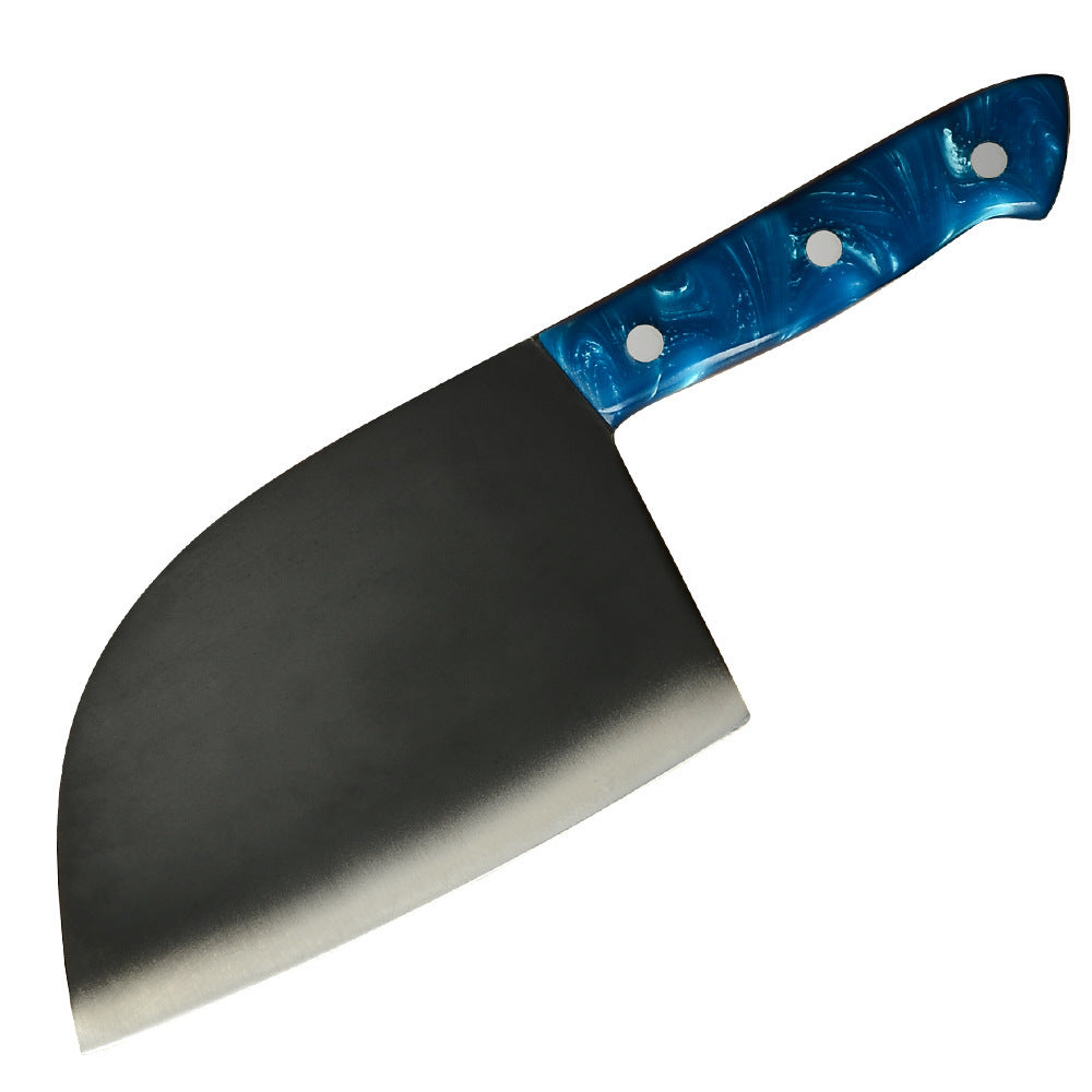 Forged Stainless Steel Blue Handle Chopping Kitchen Knives