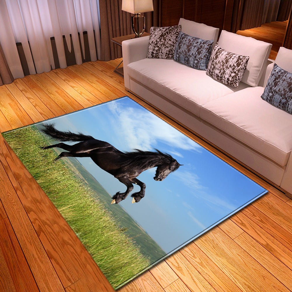 Dream Horse 3D Print Carpets For Living Room Bedroom