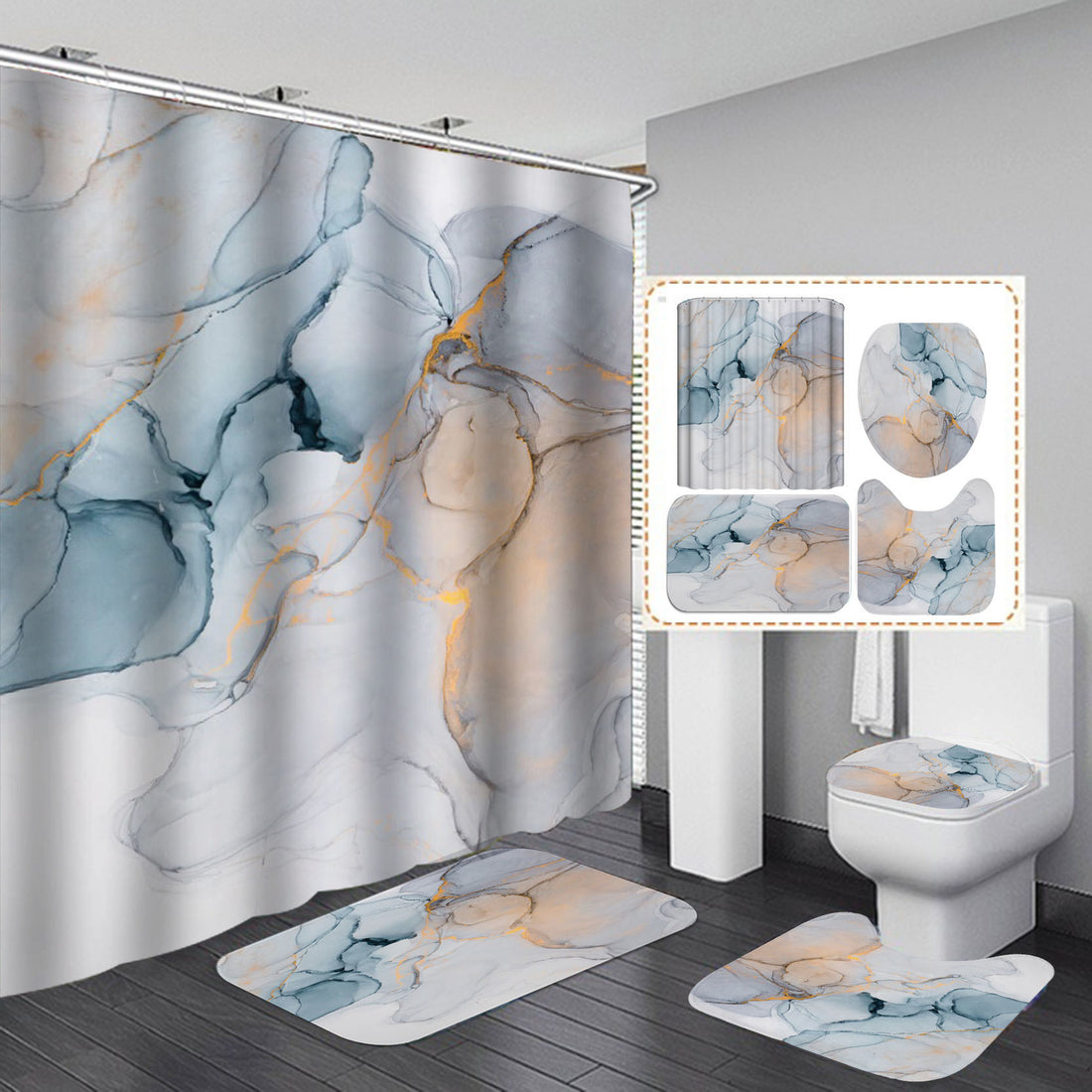 Anti-slip Bath Mat Soft Carpet