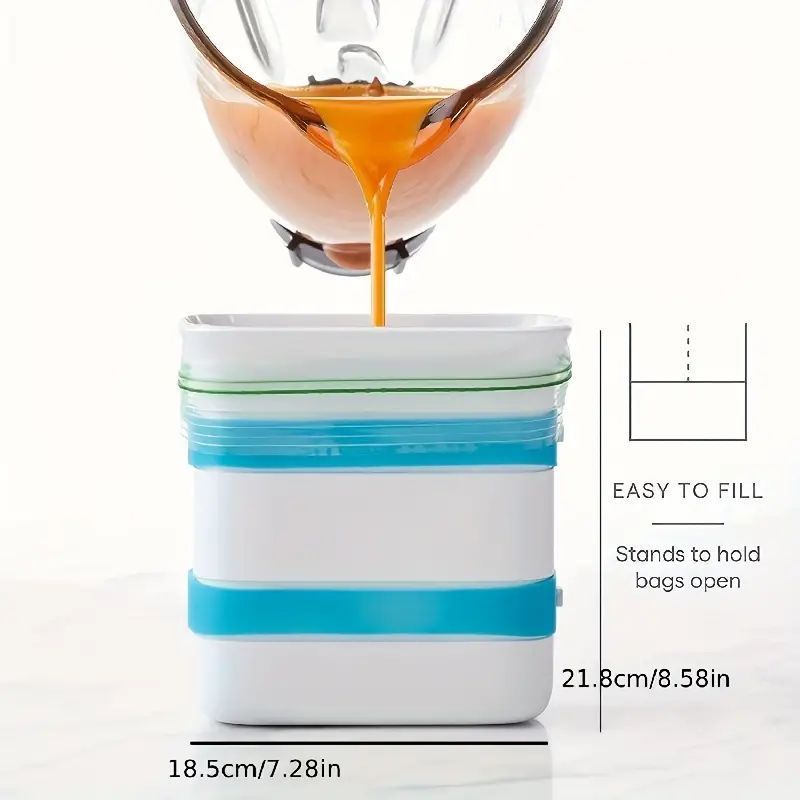 Meal Preparation Bag Container For Frozen Storage