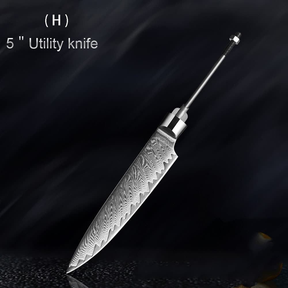 Damascus Knife Embryo High Hardness Kitchen Knives