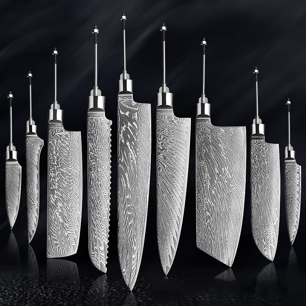 Damascus Knife Embryo High Hardness Kitchen Knives