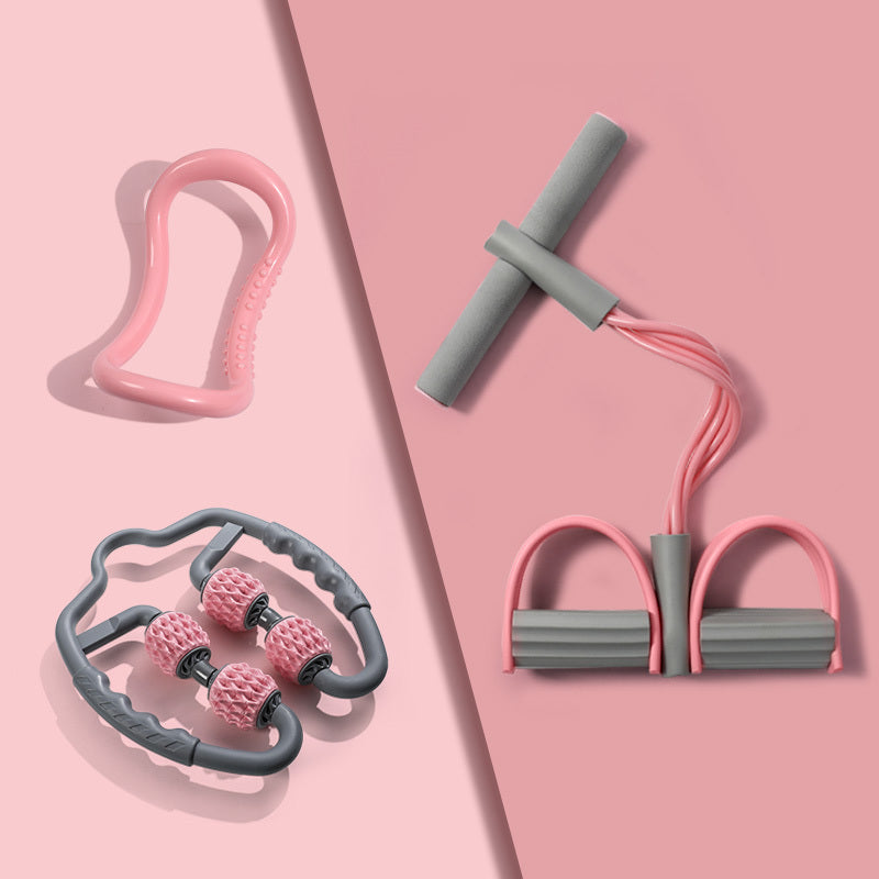 Crunches Auxiliary Rope Female Yoga Exercise